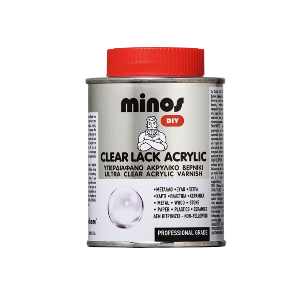 Metal Care & Enamel Paints: MINOS CLEAR LACK ACRYLIC